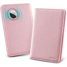 - Soporte para pasaporte con ranura para Airtag, piel de napa de alta calidad, bloqueo RFID Airtag portafolios para pasaporte, Rosa napa, 5.9" x 4.2" x 0.78", Soporte para pasaporte,36987835 - Blanco - Ver 1