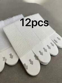 Conjunto de Tiras para Pendurar Quadros de Uso Pesado, Equipado com Fita Adesiva Dupla Face Super Resistente, Pode Ser Colado Sem Pregos, Adequado para Arte de Parede, Linhas de Energia, Escolas, Suprimentos Domésticos e de Escritório. - Multicolorido - Visão 10