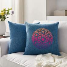 1pc 3D Spherical Wavy Optical Illusion Template - Abstract 3D Sphere Painting Template, Suitable For DIY Fabric, Canvas, Wall Art, Furniture And Home Decor - Geometric Curve And Circle Pattern Transfer Guide - one-size - View 4