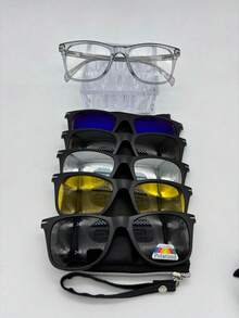 Men Eyewear Frames - Grey - View 2