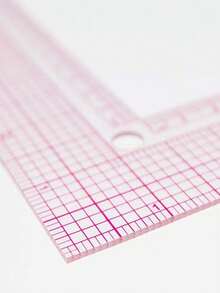 1 Set Professional Sewing Ruler Kit - L-Shaped Ruler, Comma Ruler, Triangle Ruler, French Curve Ruler And 90 Degree Ruler, For Accurate Garment Pattern Making And Clothing Design - Multicolor - View 3