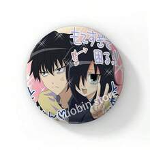 58mm 新款趣味动漫《丧女》黑木智子后室徽章胸针，动漫抱枕胸针，包包配饰装饰，朋友礼物，圣诞风格 - 58 mm - 查看 21