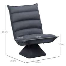 Living Room Chairs - Grey - View 3