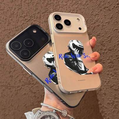 Funda para teléfono Ride With Soul, compatible con Samsung, 17, 16 Pro Max, 15 Pro Max, 13 y 12. Hecho de TPU, ofrece protección contra golpes y caídas. Es un regalo ideal para familiares, amigos, amantes de la aventura y ocasiones especiales.