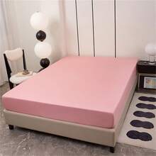 两件套纯色磨毛床笠，柔软透气，适用于卧室、客房，可机洗，经久耐用，抗皱，深口袋设计，适合所有尺寸的床垫（单人/双人/大号/特大号），11种优雅颜色可选，易于清洁，是家庭和酒店的理想之选，也是一份绝佳的圣诞礼物。