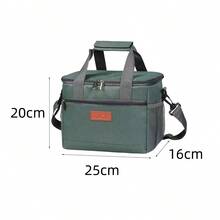 600D牛津布防水保温午餐包，花卉图案，适合办公室、学校和野餐。防水便携包，配有肩带。多种颜色可选。保温性能优异。 - 彩色 - 查看 11