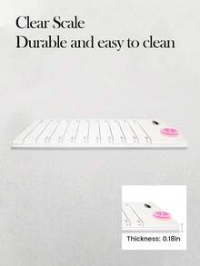 Acrylic Eyelash Extension Tray, Eyelash Extension Storage Box, Eyelash Tray, Single Eyelash Extension Tray/1pc Eyelash Pad, Acrylic Eyelash Fixing Pad/Eyelash Extension Glue Acrylic Pad - Multicolor - View 4