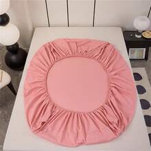 两件套纯色磨毛床笠，柔软透气，适用于卧室、客房，可机洗，经久耐用，抗皱，深口袋设计，适合所有尺寸的床垫（单人/双人/大号/特大号），11种优雅颜色可选，易于清洁，是家庭和酒店的理想之选，也是一份绝佳的圣诞礼物。