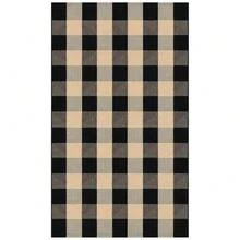 IOHOUZE Buffalo Plaid Checkered Rug 3x5 Ft Front Door Mats, Washable Area Rugs For Front Porch, Welcome Mats Indoor Outdoor, Entryway Rug For Entryway, Home Entrance, Tan Black,One-Size,TanandBlack3x5Rectangular - TanandBlack3x5Rectangular - View 9