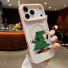 Funda Magnética para Teléfono Compatible con iPhone 17 Air/16/15/14/13/12/11 Pro, Pro Max, Plus, X/XS/XS Max, Compatible con Samsung Galaxy S22/S23FE/S24FE Plus, Ultra, Marco de TPU + Marco de Lente Independiente, Anillo Magnético Incorporado Adsorción Instantánea MagSafe, Serie de Colores Macaron, Combinaciones de Múltiples Colores - Rosa - Ver 13