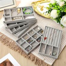 Christmas Velvet Jewelry Box | Multipurpose Storage For Rings, Earrings, Necklaces, Bracelets - Includes Removable Dividers And Filling Tray, Ideal For Students And Gifting, Jewelry Trays - Multicolor - View 4