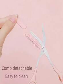 1 Set Recortador de cejas/Recortador de cejas en forma de media luna, Cuchillas, Navaja de cejas para principiantes, Kit unisex