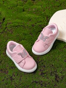 New Kids Flat Casual Fashion Sneakers - Pink - View 2