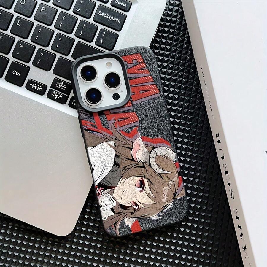 Funda para Smartphone: Diseño del popular juego 'Ayaya' compatible con 17 16e 16 15 14 13 12 11 Pro X XR XSMAX 8 Plus, funda trasera suave a prueba de golpes, regalo para parejas 17 17 - Negro - Ver 1
