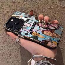 Funda para teléfono con marco flexible y duradero de música country occidental de Morgan Wallens. Adecuada para 17 Pro Max, 17 Air, 16 Pro MAX, 15 Pro Max, 14 Pro, 13 Pro, 12 y 11. Funda personalizada para hombre y mujer. Excelentes regalos para novias, novios y familiares en Navidad y Halloween. - Negro - Ver 2