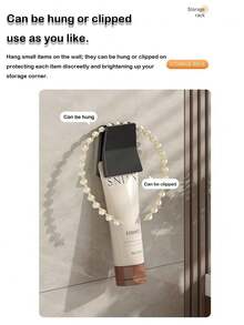 Kitchen/Bathroom Storage Clips - Strong Adhesive Dishwashing Glove Hooks, Rubber Glove Rack, Cleaning Cloth Clips, No-Drill Household Organizer | Practical Holiday Gift Recommendation