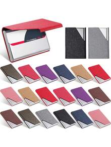 Stainless Steel Angled Business Card Holder, Fashionable Flip-Top Card Case For Credit/ID Cards - Bevel Business Card Box - View 2