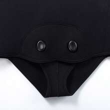 HISEA 3.0mm Women's Neoprene Freediving Wetsuit; Men's Two-Piece Freediving And Hunting Wetsuit; Unisex Hooded Diving Wetsuit - Black - View 4