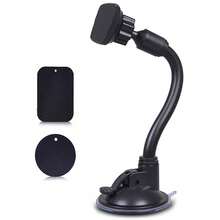 Sturdy Gooseneck , Universal Magnetic Car Phone Mount Holder, Windshield Strong Suction Cup Cradle For All Cell Phones, Easy Install - A - View 8