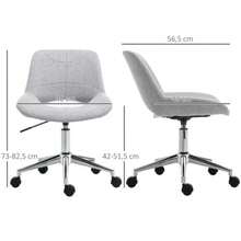 Home Office Chairs - Grey - View 3