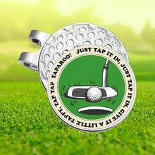 Men's Golf Ball Marker With Magnetic Hat Clip, Funny Golf Accessories, Gift For Golfers, Unique Birthday Gift For Male Golf Enthusiasts - Suitable For Golf Caps/Sun Hats - Green - View 10