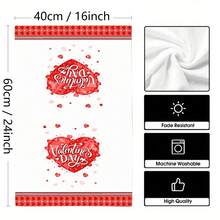 2/4 Pcs Valentine's Day Themed Printed Dish Towels, Ideal For Valentine's Day Gifts, Decorations, Super Absorbent Microfiber Modern Towels For Cooking, Baking, Washing Dishes, Cleaning, Hand Towels, Tea Towels, Soft And Highly Absorbent, Kitchen Decor, Gifts For Neighbors, Moms, Birthdays, Housewarming For Friends, Kitchen Essentials, Daily Necessities - Multicolor - View 9