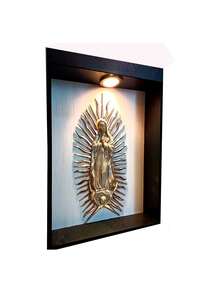 GEM°° CUADRO DE LA VIRGEN MARIA CON LUZ LED,36980718 - Multicolor - Ver 5
