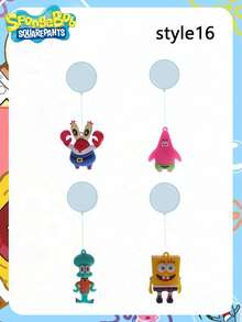 SpongeBob SquarePants 1 Bộ Trang Trí Bể Cá Hình Ngôi Nhà Dứa Bằng Bọt Biển, Bộ Trang Trí Bể Cá Bền Chắc, Thích Hợp Để Trang Trí Không Khí Tiệc Tết, Trang Trí Tiệc - Nhiều màu - Xem 9