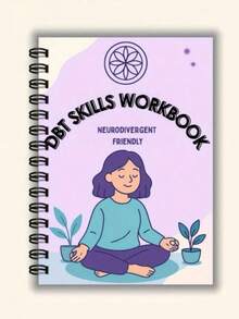 Neurodiversity-Friendly Dialectical Behavior Therapy Workbook: Emotion Regulation Skills & Exercises | Treatment Tool For Autism, ADHD, Borderline Personalized Disorder | Self-Help Guide With CBT, Self-Care Practices, Emotion Regulation Techniques, Bilingual Paperback - Multicolor - View 2