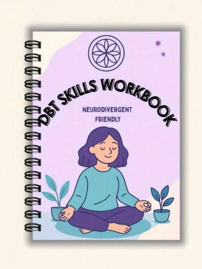 Workbook di terapia comportamentale dialettica adatto alla neurodiversità: abilità di regolazione delle emozioni ed esercizi | Strumento di trattamento per autismo, ADHD, disturbo borderline di personalità | Guida di auto-aiuto con CBT, pratiche di auto-cura, tecniche di regolazione delle emozioni, edizione bilingue in brossura