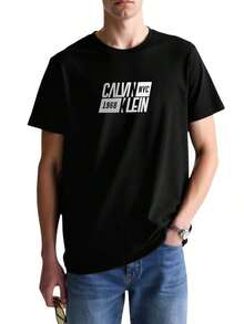 Men's Black T-Shirts - Black - View 1