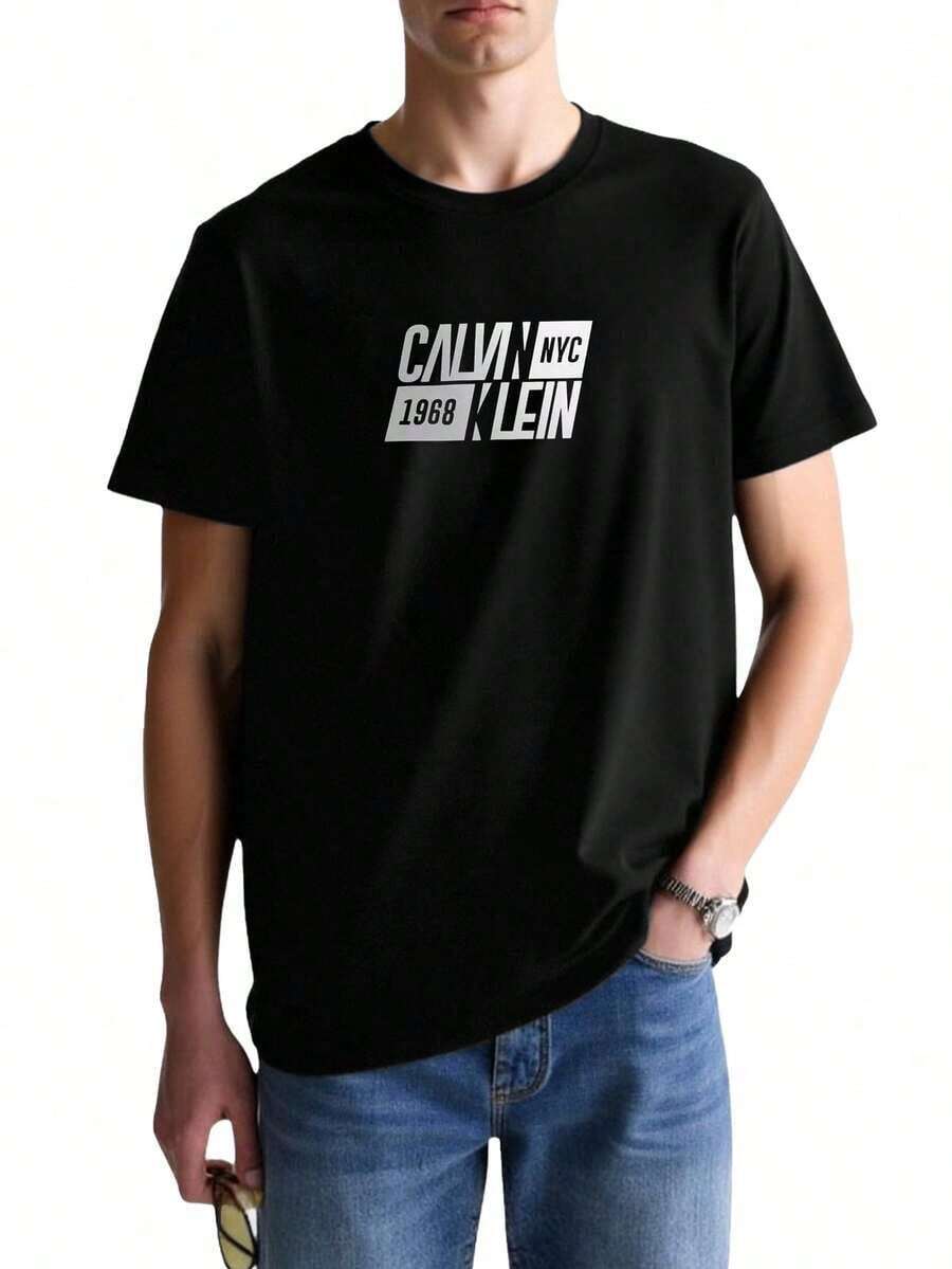 Men's Black T-Shirts - Black - View 1
