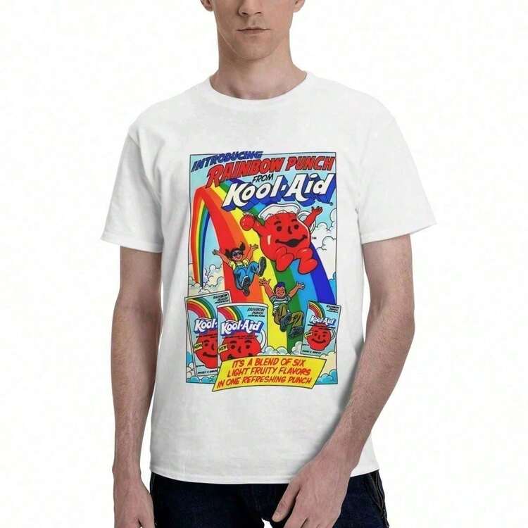 100% Cotton Casual Breathable Confortable Men Top Funny Men's T-Shirts Men T-Shirt - Blanco - Añade 1