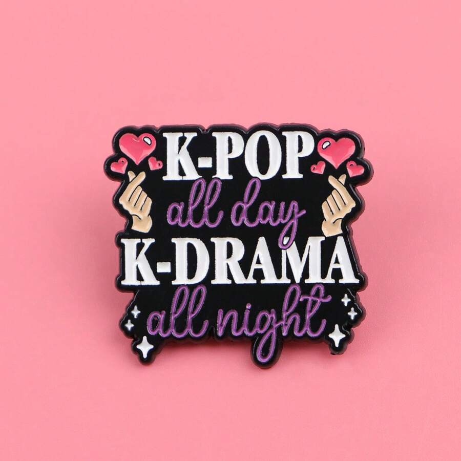 1 Peça Broche de Metal, Pingente, Emblema, Ombreiras, Estilo Cartoon Minimalista, Acessório Criativo para Bolsa - NR90456 - Visão 1