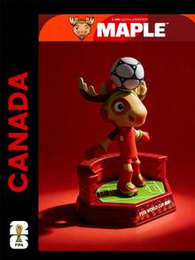 2026FIFA WorldCup Mascots, Figurines, Dolls, Collectible Toys, Statues - Official Licensed Genuine Product CLUTCH/MAPLE/ZAYU - WC2026 - (3 chiếc) - Xem 3