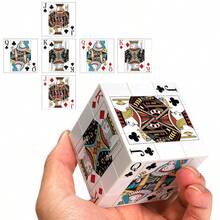 1pc 2026 New Creative Poker Card - Pattern 3x3x3 Magic Cube Puzzle, Interesting Prop, Perfect Gift, Birthday Gift - Multicolor - View 7