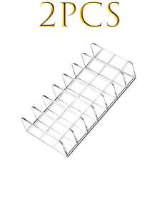 眼影盘化妆品收纳盒 亚克力化妆品收纳盒 7格分隔梳妆台收纳架 抽屉和浴室现代化妆品收纳架 - 無色 - 查看 11