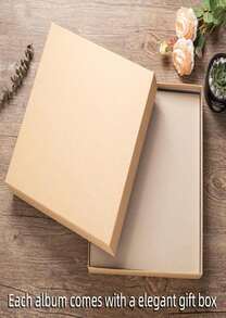 Photo Album Self Adhesive 3x5 4x6 5x7 6x8 8x10 85x11 11x106 Magnetic Scrapbook Album DIY Length 11x106 Inch 40 Pages Linen Cover DIY Photo Album With A Metallic Pen And And Plastic Board(Grey) - ColorA - View 6