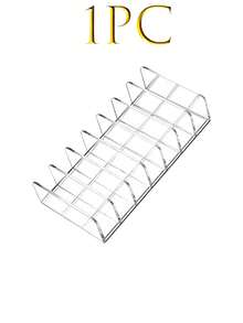 眼影盘化妆品收纳盒 亚克力化妆品收纳盒 7格分隔梳妆台收纳架 抽屉和浴室现代化妆品收纳架 - 無色 - 查看 14