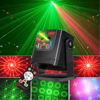 Party Lights, Dj Disco Lights, USB-Powered Portable Strobe Projector Lights, Sound-Activated Laser Stage Projectors And Remote Control, Family Gathering, Party Decoration, Christmas, Halloween, Camping Club, Karaoke, KTV, Dance Atmosphere Lights