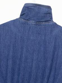 DEEKA Women's Fashionable Casual Denim Jacket, European And American Style, Spring/Summer - Blue - View 11