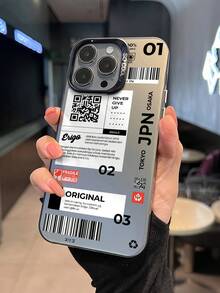 1个贴纸标签元素手机壳，插画风格，磨砂防摔摄像头保护套，兼容 11、12、13、14、15、16 Pro Max X、XS、XR、16E、15 Plus，兼容Galaxy A03、A05、A05S、A12、A14、A15、A32 4G/5G、A35、A52/A52s 5G，兼容OPPO A16、A17、A36、A57 4G、A58 4G、A60、A78 4G、A94、A95，兼容Realme C21Y、C30、C35、C53、C67 4G，兼容vivo Y02、Y02s、Y03、Y18 4G、Y17s、Y20。 Y21，国际版，不是国内版 - 彩色 - 查看 5