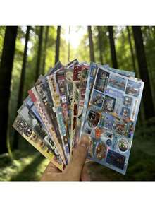 Bộ 30 tờ sticker phong cách cổ điển - Sticker vẽ nguệch ngoạc retro để trang trí chai lọ, ô tô, laptop, đàn guitar, xe đạp, xe máy, ván trượt, mũ bảo hiểm, hành lý, nhật ký và album ảnh. Đồ chơi sáng tạo tự làm thú vị để cá nhân hóa phụ kiện cá nhân. - Nhiều màu - Xem 13