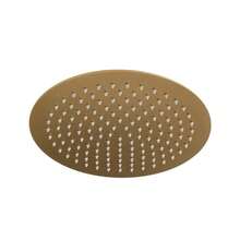 OISE ART STORE Soffione Doccia Ultra Slim Rotondo ø25cm Oro Satinato Attacco Universale ½ Bagno 87884 - - Multicolore - Visualizzare 5