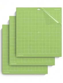 1pc Green Cutting Mat, Household Kitchen Chopping Board, Brick Surface Protective Cutting Board - Green - View 2