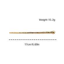 3pcs Chinese Style Simple Metal Texture Hair Clips, Suitable For Women, Wavy Design Fashion Hair Clips, Metal Texture Hair Clips, Simple Hair Clips, Suitable As Gift For Girls Or Couples, Street Style, Back To School, Study Supplies, Hair Accessories, Head Accessories - Multicolor - View 9
