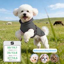BJAYPET Thermal Lined Hooded Pet Sweatshirt, Thick & Warm Dog Clothes, Solid Color, Suitable For Small/Medium/Large Dogs (For 4-Leg Clothes, Please Refer To Back Length) - Multicolor - View 24