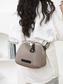 女士大容量布艺单肩包，新款时尚单肩包，女士休闲双肩包，中年妈妈包，女士包，斜挎包，新款大号包，布包，单肩，大容量，时尚妈妈包，适合通勤、旅行和旅游 - 彩色 - 查看 3