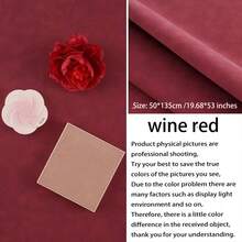 1 Roll High Quality PU Faux Leather Sheet (12*53 Inches) - Fashionable And Avant-Garde Craft Material, Suitable For Making Leather Earrings, Bows And Handbags - Belt Design - DIY Handicraft Material - Durable, Versatile And Easy To Sew - Multicolor - View 21