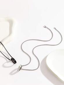 ATLVXJL 2件套夜光情侣/友谊项链套装，日月图案，夜光效果，休闲饰品吊坠项链，适合日常佩戴和节日礼物 - 彩色 - 查看 6